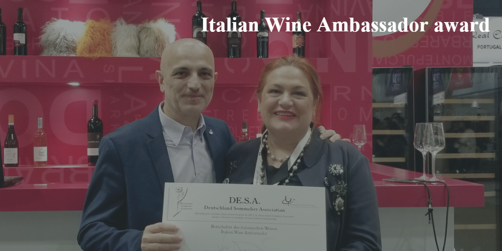 Vito Donatiello awarded Italian Wine Ambassador 20191113 Shanghai ProWine