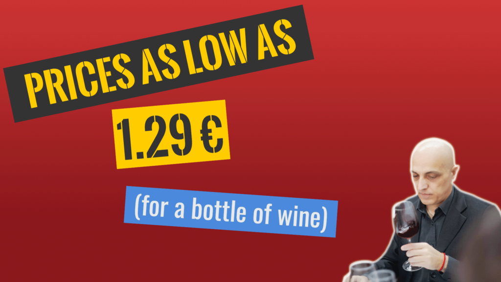 Prices as low as 1.29 € undeniably make consumers happy