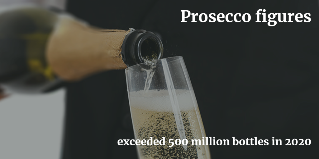 Prosecco DOC hits new record: exceeded 500 million bottles in 2020