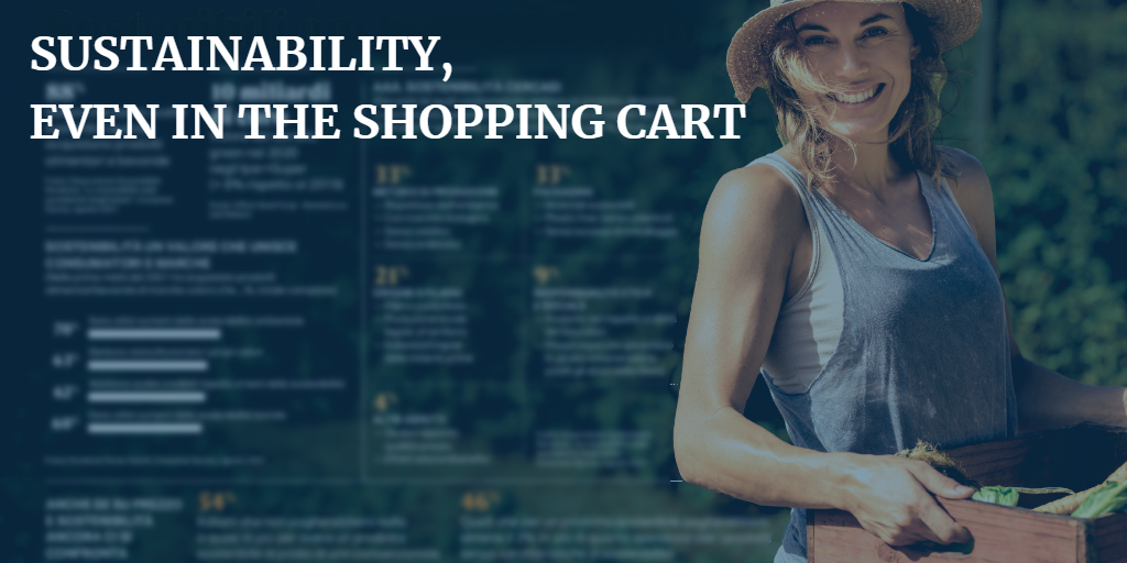 sustainability even in the shopping cart