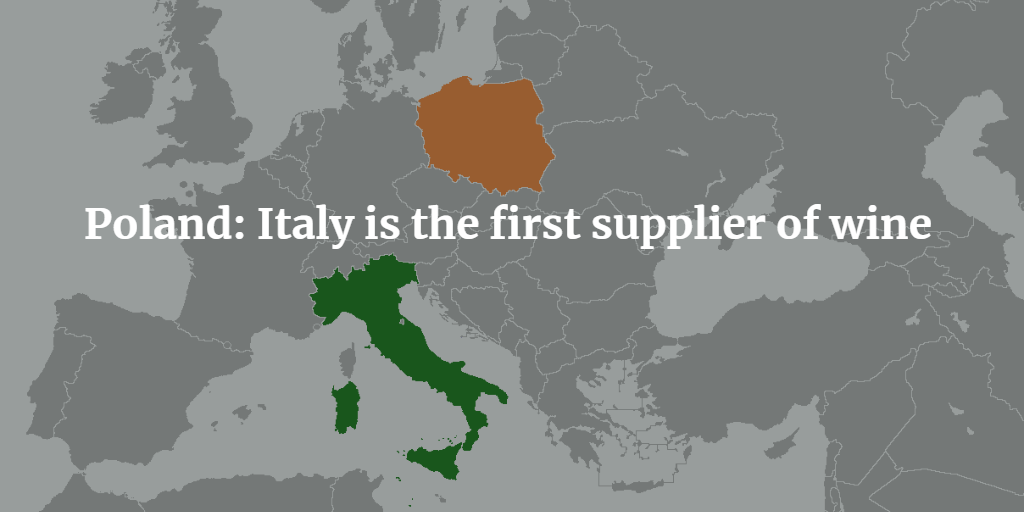 Poland: Italy is the first supplier of wine