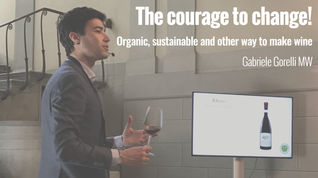 Gabriele Gorelli, first and only Italian Master of Wine held a masterclass on The courage to change