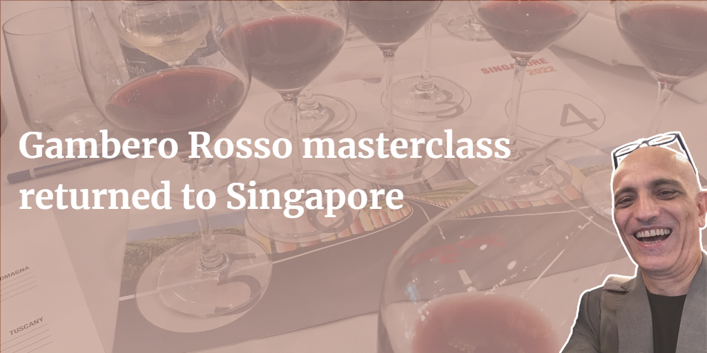 Gambero Rosso masterclass returned to Singapore