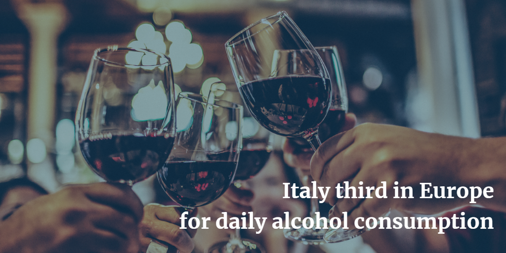Italy third in Europe for daily alcohol consumption by Vito Donatiello